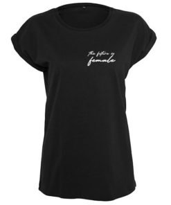 Future is female T-Shirt Frauen schwarz