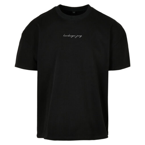Hamburger Jung T-Shirt schwarz mit weißem Druck